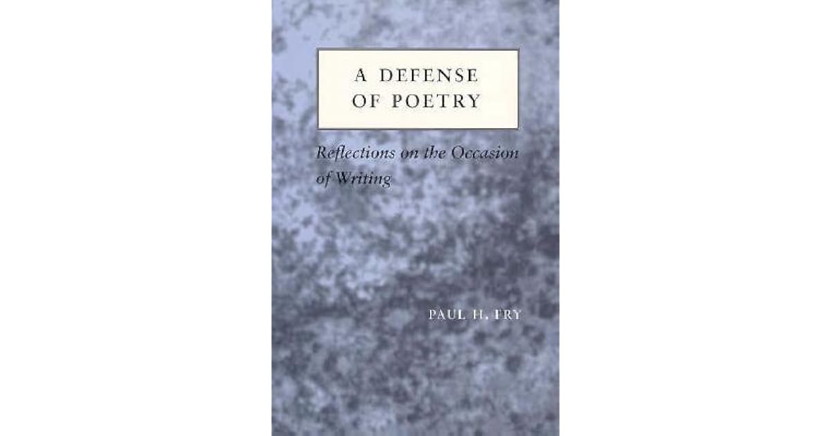 A defence of poetry analysis picture