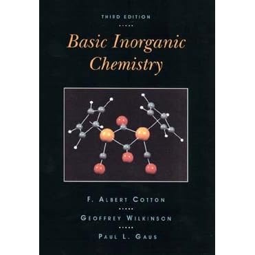 Basic Inanic Chemistry F Albert Cotton Basic Inanic Chemistry F Albert Cotton