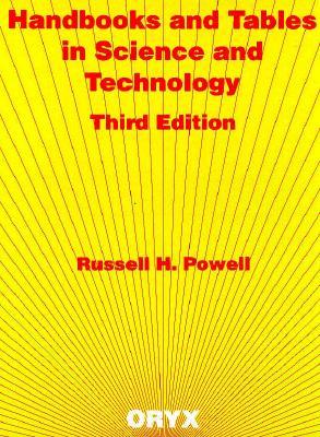 Handbooks and Tables in Science and Technology (Hardcover)