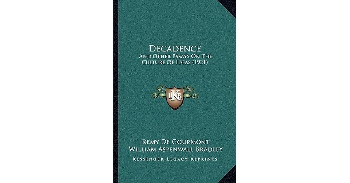 Essay on decadence image