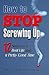 How to Stop Screwing Up: Tw...
