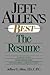 Jeff Allen's Best: The Resume P