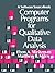 Computer Programs for Qualitative Data Analysis: A Software Sourcebook
