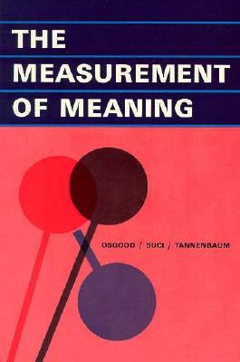 The Measurement of Meaning (Paperback)