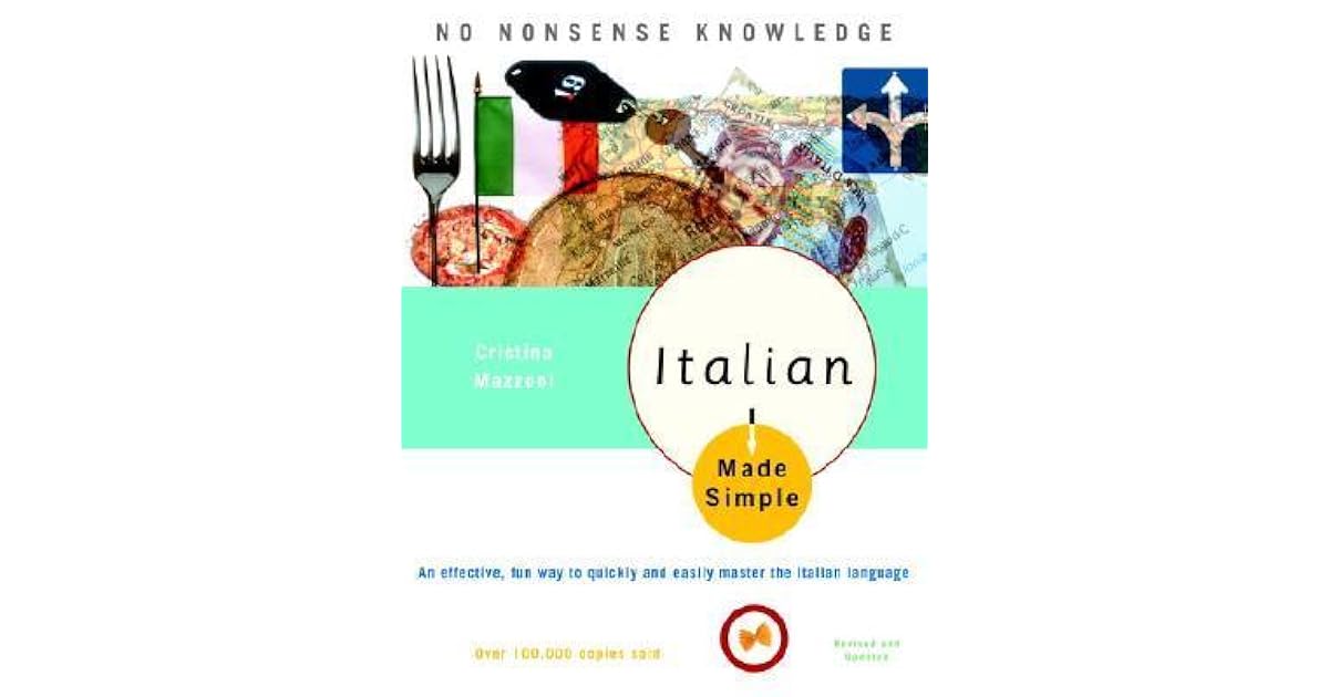 Italian Made Simple Revised and Updated by Cristina Mazzoni