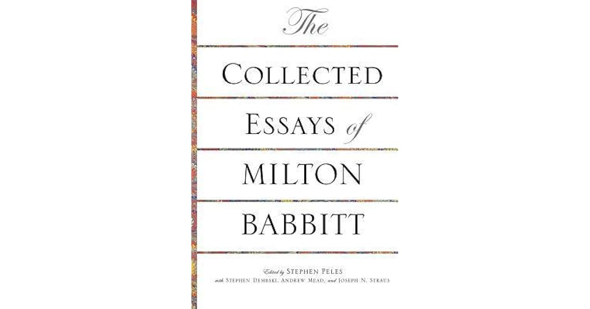 Babbitt collected essays 03 picture