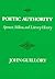 Poetic Authority by John Guillory