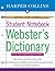 Harpercollins Student Notebook Webster's Dictionary (Collins Language)