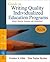 Guide to Writing Quality Individualized Education Programs