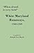 When Drunk Is Very Bold: White Maryland Runaways, 1763-1769
