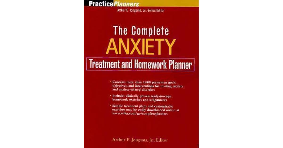 Wiley treatment planner anxiety image