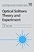 Optical Solitons: Theory and Experiment (Cambridge Studies in Modern Optics, Series Number 10)