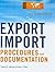 Export Import Procedures and Documentation