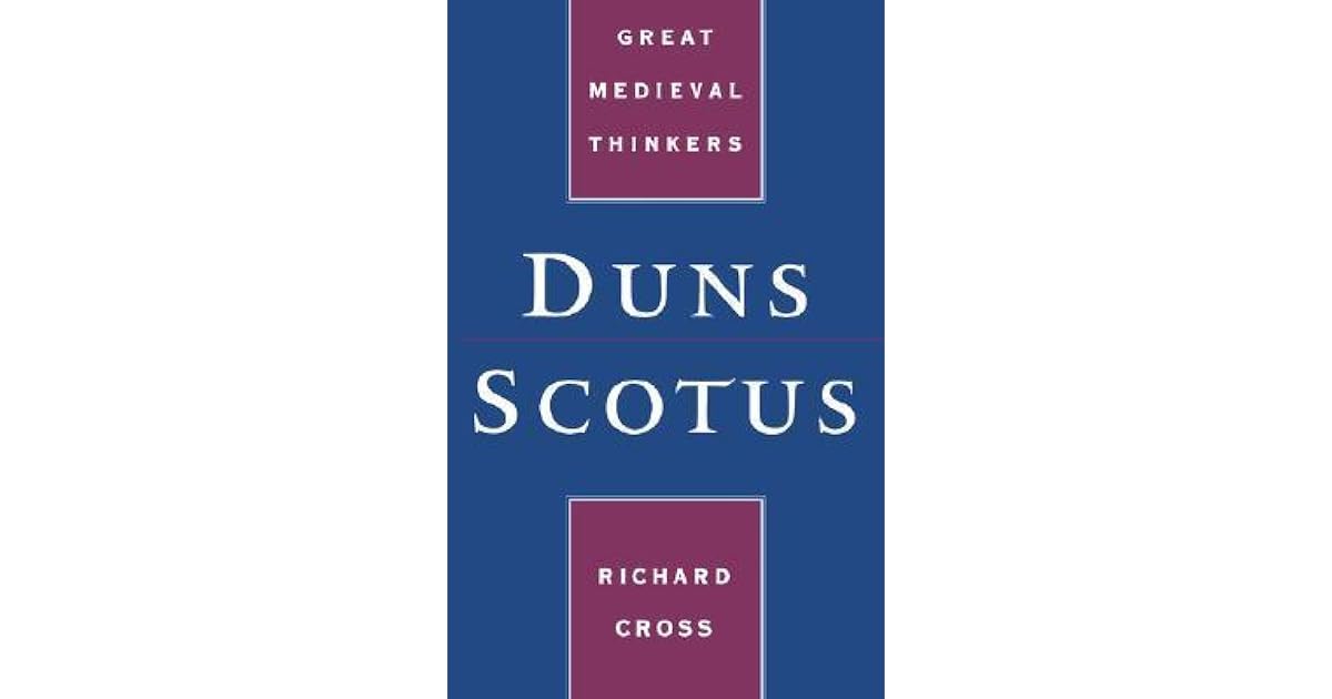 Duns Scotus by Richard Cross