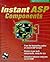 Instant ASP Components (Book/CD-ROM package)