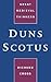 Duns Scotus by Richard Cross
