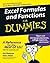 Excel Formulas and Functions For Dummies by Ken Bluttman