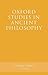 Oxford Studies in Ancient P...