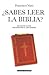 ¿Sabes leer la Biblia?