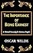 The Importance of Being Earnest by Oscar Wilde