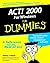 Act! 2000 for Windows for D...