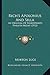 Rich's Apolonius And Silla: An Original Of Shakespeare's Twelfth Night (1912)