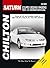 Saturn S-Series Coupes/Sedans/Wagons 1991-2002 Repair Manual (Haynes Repair Manuals)