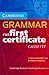 Cambridge Grammar for First Certificate Cassette: Grammar Reference and Practice