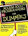Access 2000 Programming for Dummies