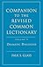 Companion to the Revised Common Lectionary: Dramatic Dialogues
