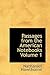 Passages from the American Notebooks, Volume 1