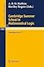 Cambridge Summer School in Mathematical Logic: Held in Cambridge /U. K., August 1-21, 1971 (Lecture Notes in Mathematics, 337)