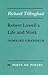 Robert Lowell's Life and Work: Damaged Grandeur (Poets On Poetry)