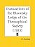 Transactions of the Blavatsky Lodge of the Theosophical Society