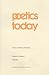 Poetics Today  by Meir Sternberg