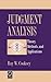 Judgement Analysis: Theory, Methods and Applications (Economic Theory, Econometric, and)
