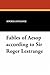 Fables of Aesop According to Sir Roger Lestrange
