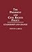 The President and Civil Rights Policy: Leadership and Change (Contributions in Political Science)