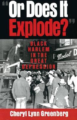 "Or Does It Explode?": Black Harlem in the Great Depression (Paperback)