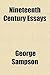 Nineteenth Century Essays