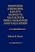 Frontier Emerging Equity Markets Securities Price Behavior and Valuation