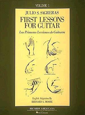 First Lessons for Guitar - Vol. 1 (Las Primeras Lecciones de Guitarra) | Beginner Classical Acoutic Guitar Sheet Music Book | Step by Step Method, Technique and Theory Etudes for Practice