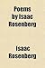 Poems by Isaac Rosenberg
