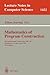 Mathematics of Program Construction: 4th International Conference, MPC'98, Marstrand, Sweden, June 15-17, 1998, Proceedings (Lecture Notes in Computer Science, 1422)