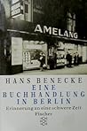 Eine Buchhandlung in Berlin: Erinnerungen an eine schwere Zeit (German Edition)
