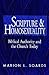 Scripture and Homosexuality...