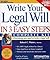 Write Your Legal Will in 3 Easy Steps by Robert C. Waters