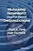 Managing Non Profit (& for Profit) Organizations by Milton J. Bloch