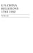 U.S.--China Relations, 1784-1992