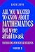 All You Wanted to Know about Mathematics but Were Afraid to Ask: Mathematics for Science Students, Volume 2
